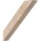 Ekena Millwork 5 1/2"W x 30"D x 30"H Traditional Smooth Knee Brace, Douglas Fir BRC06X30X30TRA00SDF - alternate 1